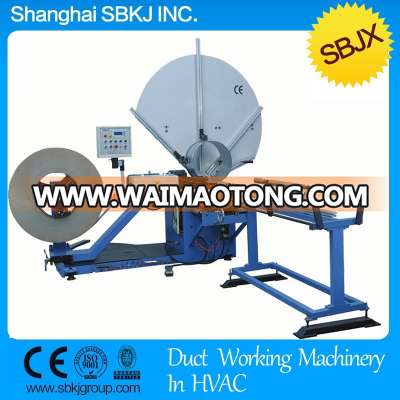 The basic pipe making machine,spiral tube forming machine,round duct forming machine