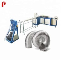 Spiral Aluminum Foil Flexible Air Duct Forming Making Machine for Sale Price