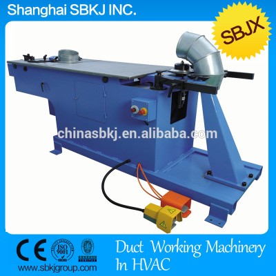 hydraulic elbow machine for spiral duct