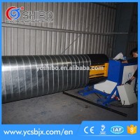 HVAC pipe flat oval duct forming machine