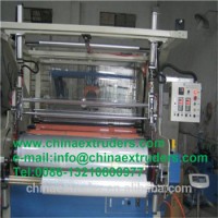 High speed Double-layer PE/PVC Stretch film machine/cling film making machine