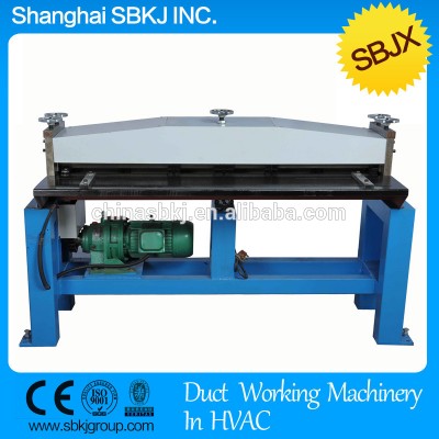 metal sheet grooving machine for HVAC duct