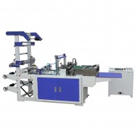 Fully Automatic High Speed PE Biodegradable T-Shirt Cloth Plastic Bag Making Machine